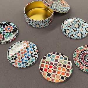 Set di 6 sottobicchieri andalusi