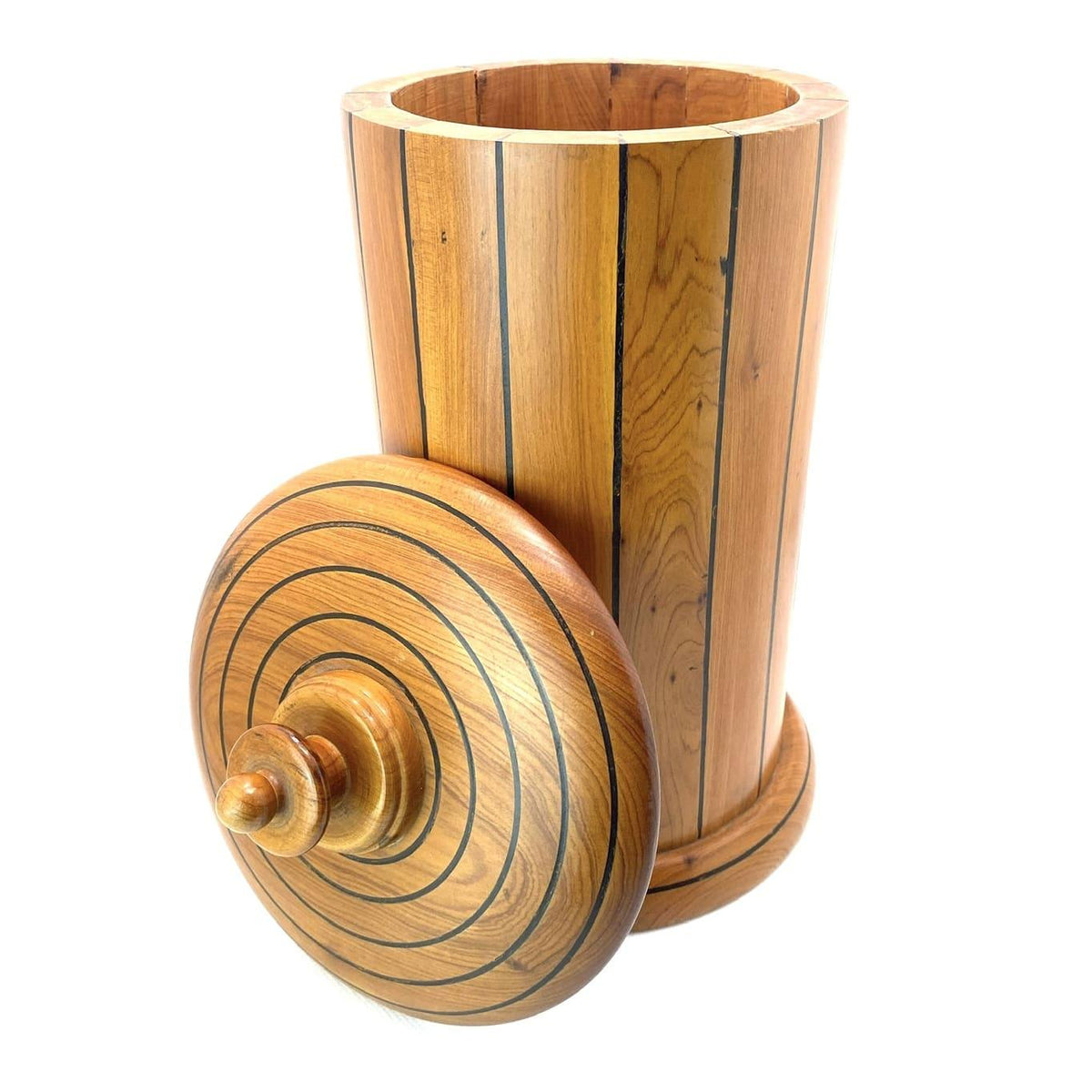 Recipiente marroquí de madera de Thuya