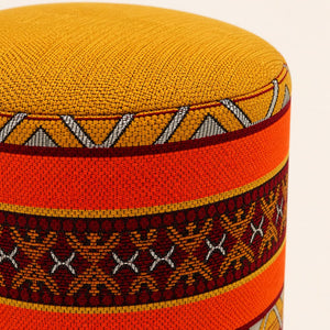 taburete bereber madera detalles
