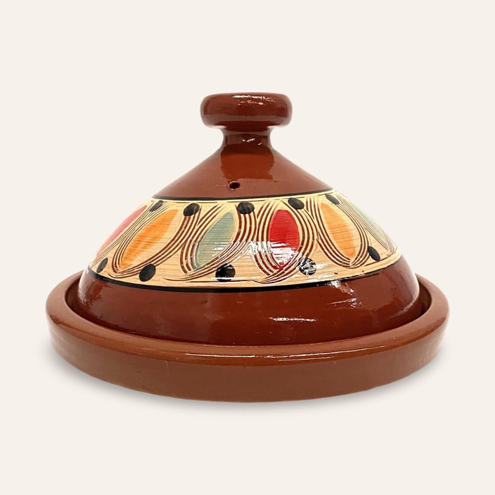 tagine bereber esmaltado pintado 32