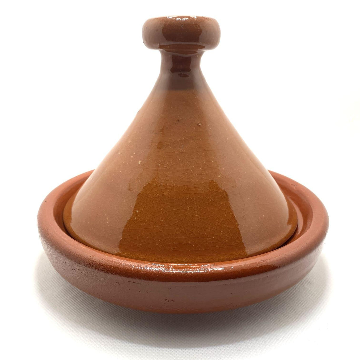 Tajín marroquí de cerámica esmaltado para cocinar