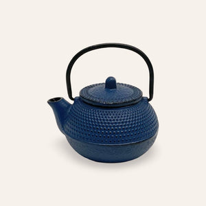 tetera japonesa hierro azul