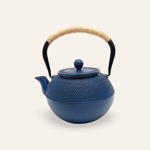 tetera japonesa hierro 1200 azul