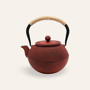 tetera japonesa hierro 1200 rojo
