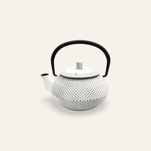 tetera japonesa hierro 300ml blanca