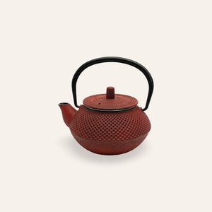 tetera japonesa hierro 300ml roja