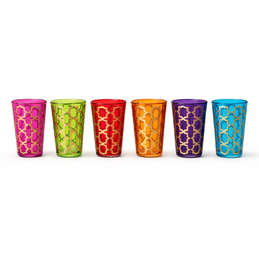 vasos de té moruno alhambra arabe
