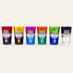 vasos té moruno Mano de Fátima